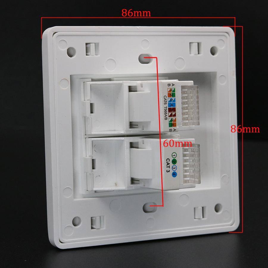 Xintylink RJ11 RJ45 Socket Jac - Patch Panel Cat6 ulasan dan harga