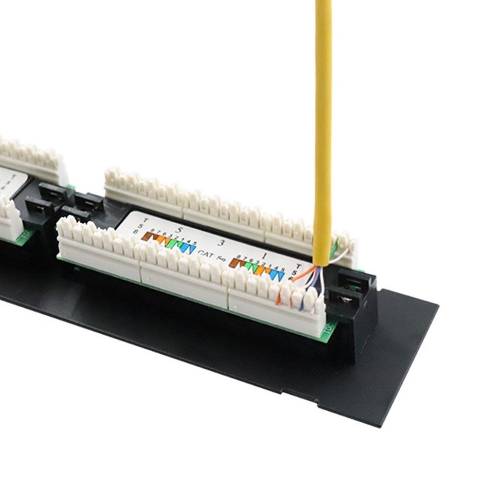 12-Port Wall Mounted Patch Pan - Patch Panel Cat6 ulasan dan harga
