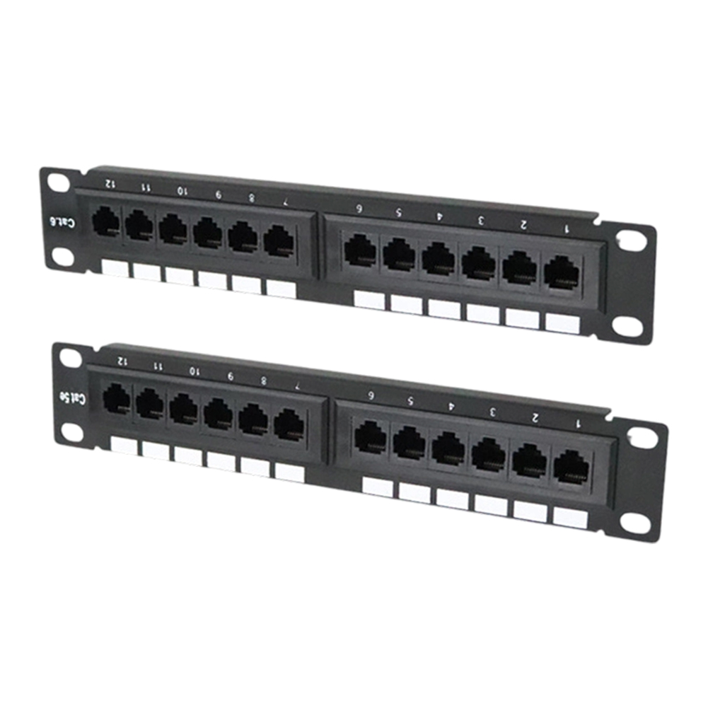12-Port Wall Mounted Patch Pan - Patch Panel Cat6 ulasan dan harga